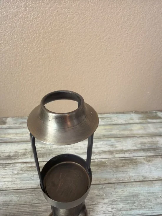 Vintage PartyLite Hydrangea Tiffany-Style Stained Glass Tealight Candleholder - Picture 8 of 16